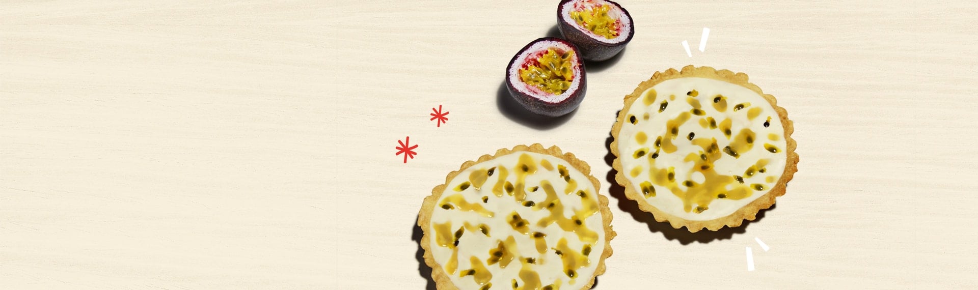 Easy Passionfruit Tarts