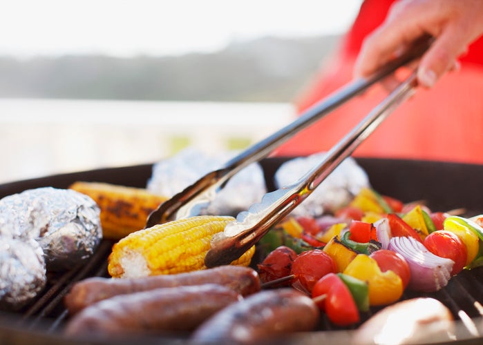 cooking on a grill