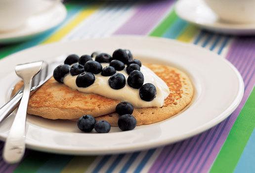 Blueberry pancakes