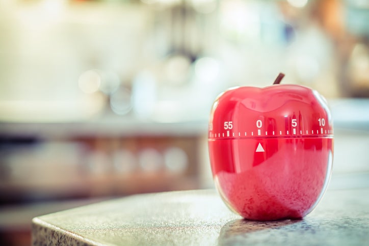 Apple kitchen timer