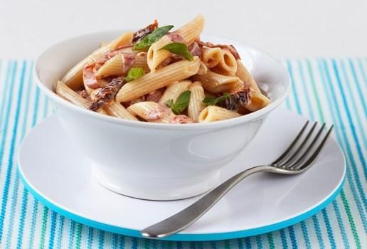 Sun-dried Tomato and Salami Pasta