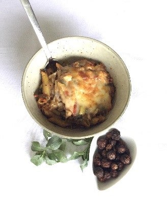 Creamy Bush Tomato & Chicken Pasta Bake