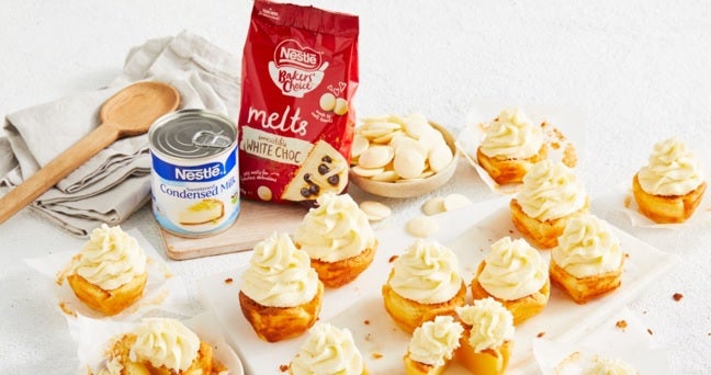 Mini Condensed Milk Impossible Pies