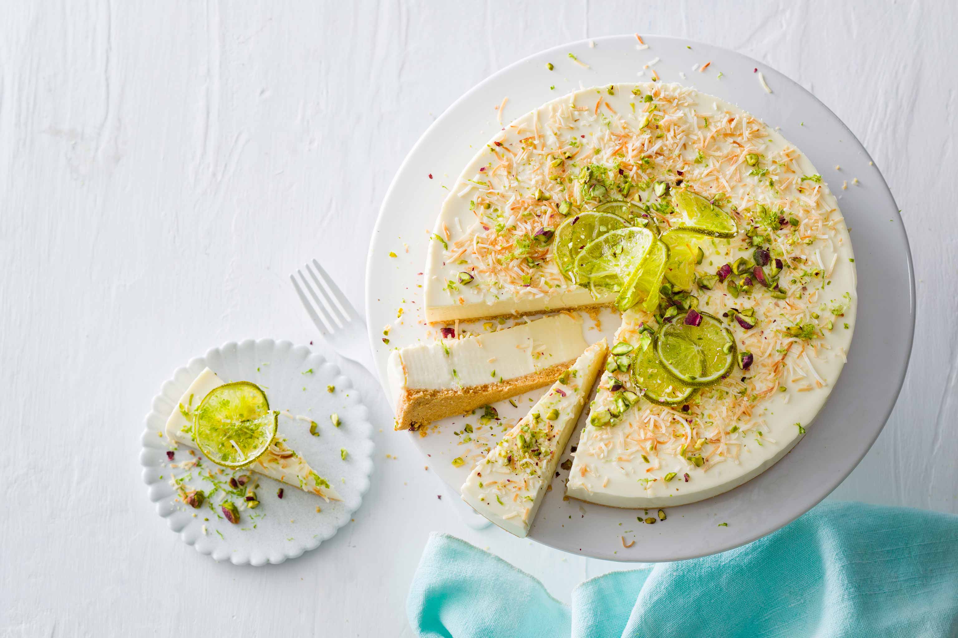 Creamy Coconut and Lime Cheesecake