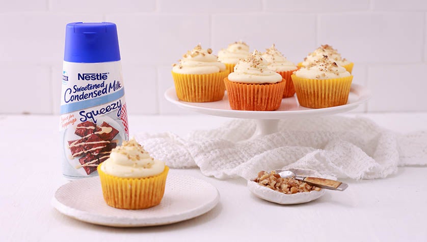 Carrot Poke Cake Muffins