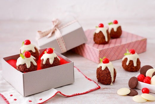 Little Choc Nut Truffle Puddings