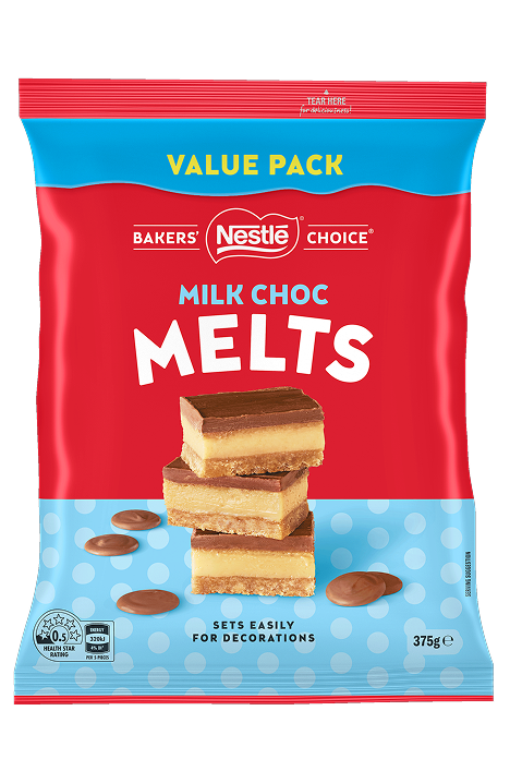 NESTLÉ BAKERS’ CHOICE Milk Choc Melts 375g