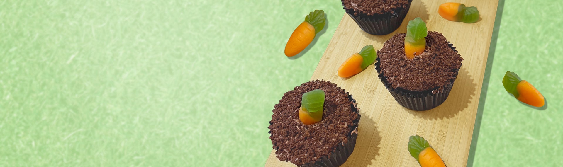 Carrot Top Choc Cupcakes