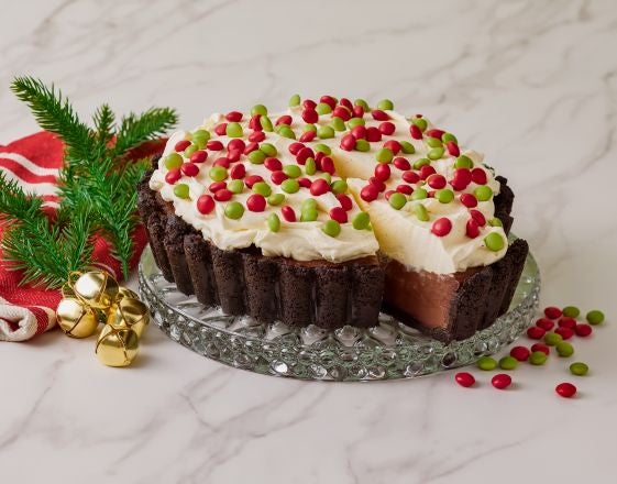 Indulgent Festive Chocolate Pie