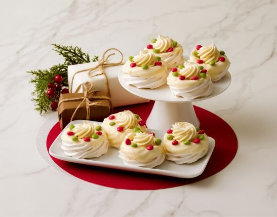 Festive Mini Meringues