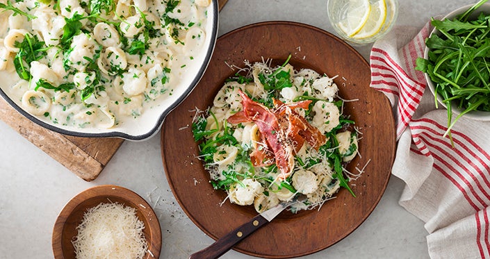 Creamy Cauliflower Orecchiette