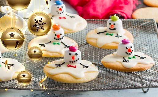Melting snowman biscuits recipe