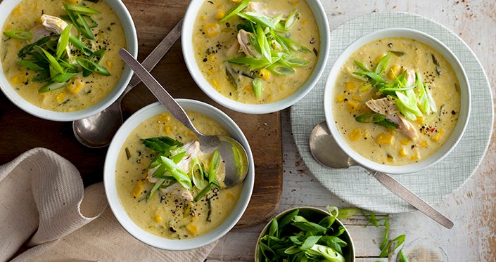 Creamy Chicken and Sweet Corn Soup
