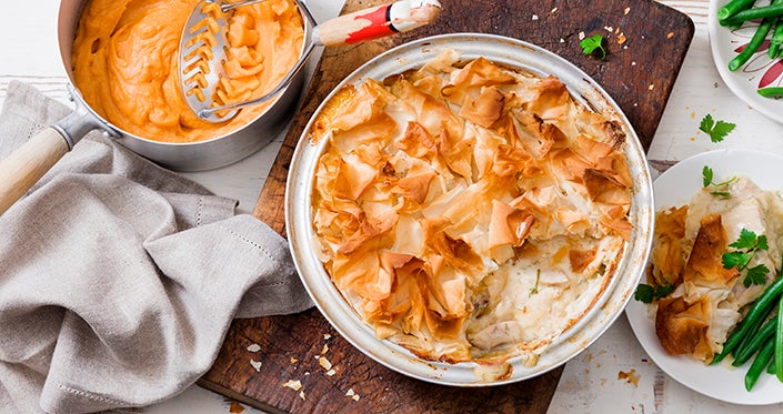 Leek, Dill and Lemon Snapper Pie