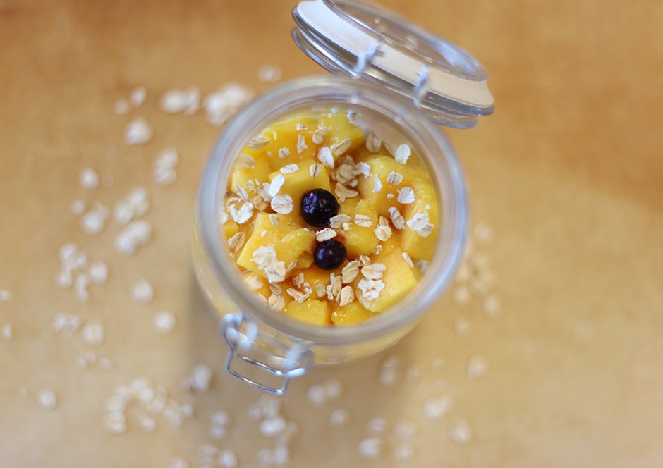 Mango Coconut Overnight Oats