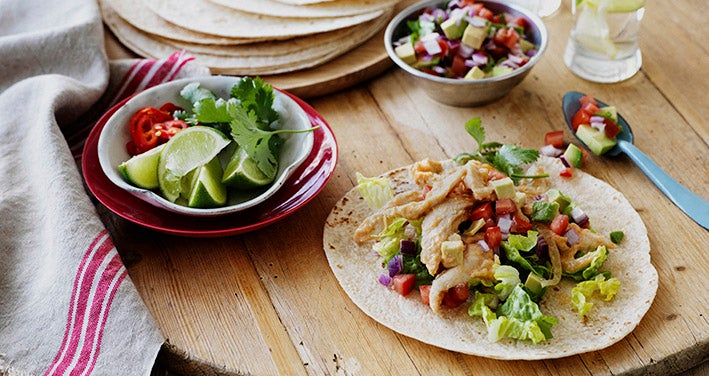 Creamy Mexican Chicken Burritos