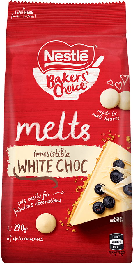 NESTLÉ BAKERS’ CHOICE White Melts 290g