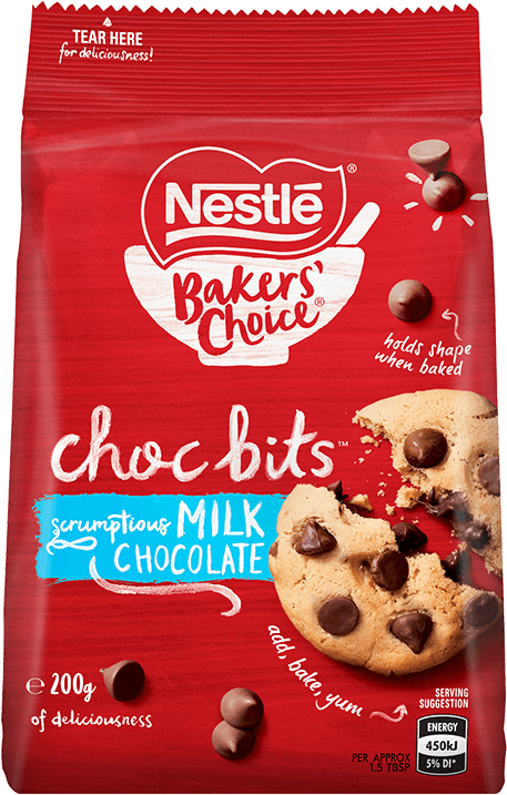 NESTLÉ BAKERS’ CHOICE Milk CHOC BITS 200g