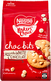 NESTLÉ BAKERS’ CHOICE White CHOC BITS 200g