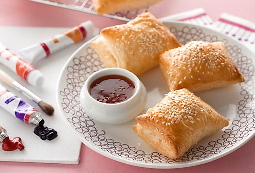 Bacon, Cheese and Sweet Chilli Pillows