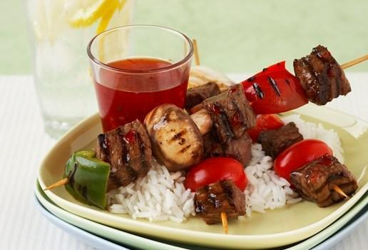 Beef and Capsicum Kebabs