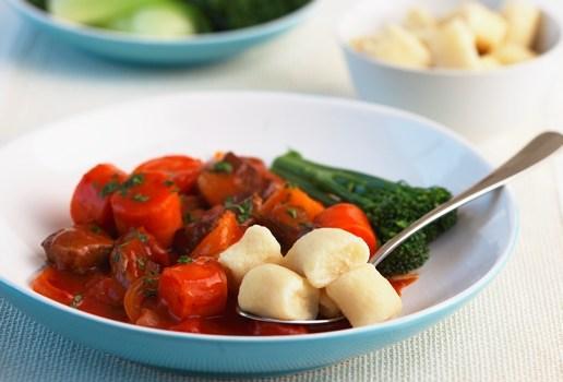Beef Ragout with Ricotta Gnocchi