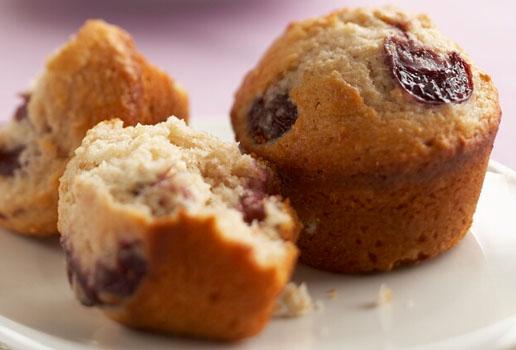 Black Cherry Yogurt Muffins