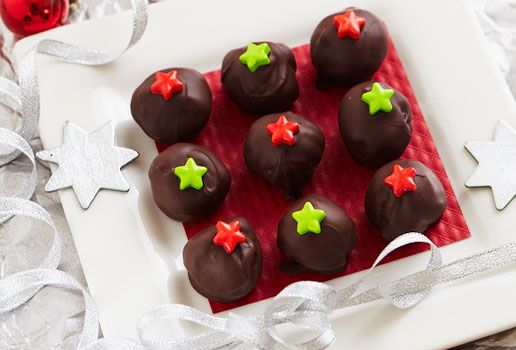 Caramel and Chocolate Ice Cream Truffles