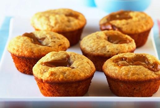 Banana Caramel Muffins