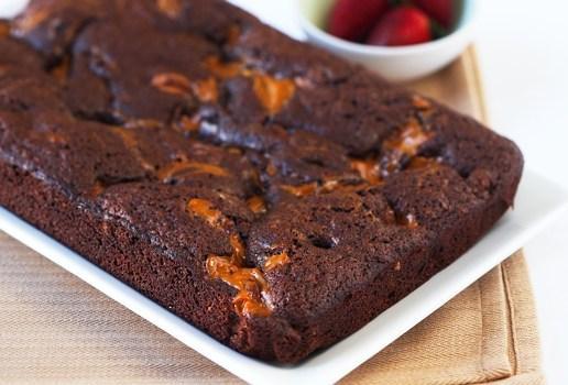 Caramel Choc Pecan Brownies