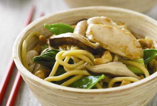 Chicken, Noodle and Cashew Stir Fry