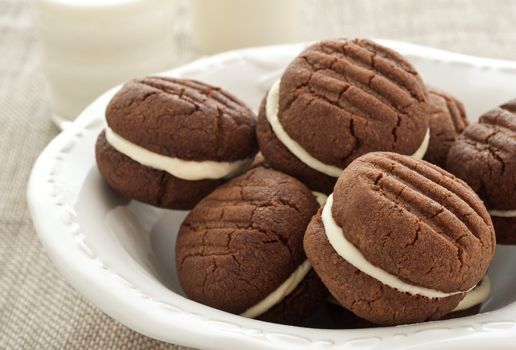 Choc Cream Biscuits