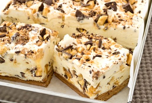 Choc Honeycomb Slice
