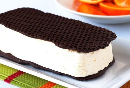 Chocolate Ice Cream Slice