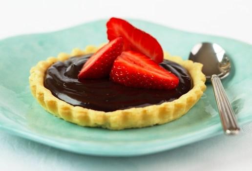 Chocolate Strawberry Tartlets