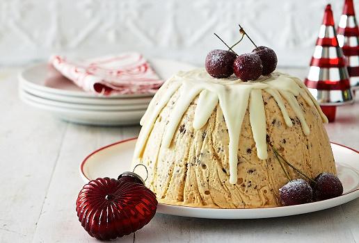 Christmas Pudding Caramel Semi Freddo