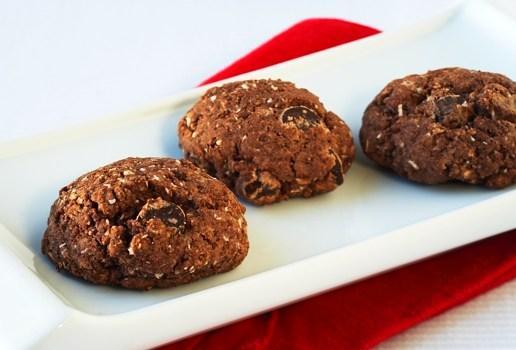 Chunky Chocolate Choc Chip Cookies