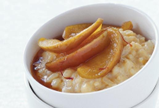 Creamed Rice with Spiced Apples