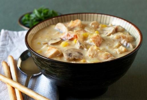 Creamy Chicken and Corn Soup