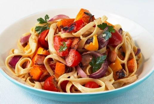 Creamy Pasta with Roast Vegetables | Recipes.com.au