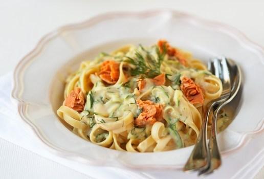Creamy Salmon and Dill Pasta
