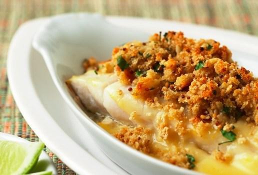 Crispy Topped Baked Fish