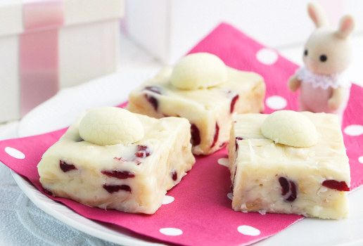 Decadent White Choc Fudge