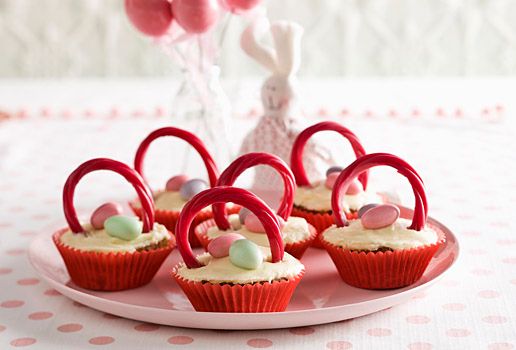 Easter Basket Cupcakes