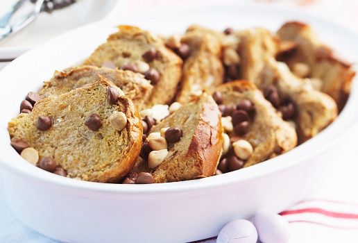 Easter Bread and Butter Pudding