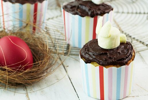 Easter Bunny Cupcakes