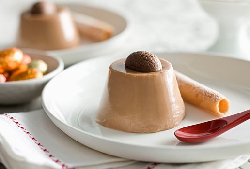 Easter Chocolate Panna Cotta