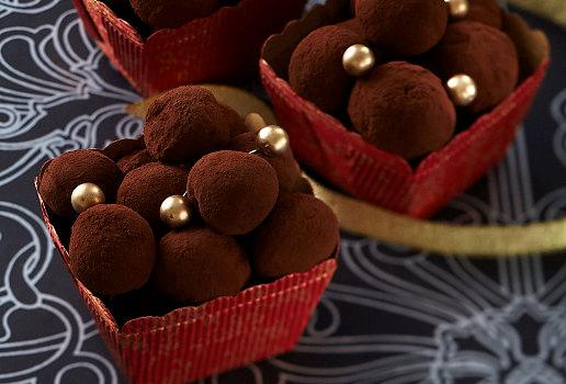 Festive Brandy Truffles