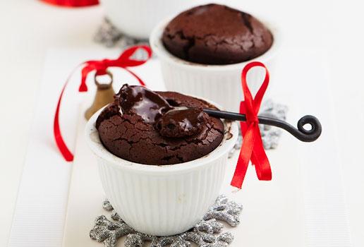 Festive Fig & Dark Chocolate Fondant