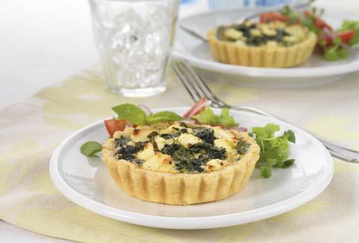 Spinach and Feta Quiche